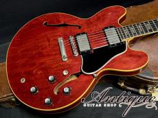 Gibson ES-335TDC 1963 "Vivid" Cherry Red /Figured Maple Body, Black Jacaranda FB /Hi-Originality Parts & Virgin Solder 3.77kg "Eric Clapton Crossroads Spec"_4