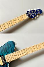 MUSIC MAN 【極上のキルト】Axis  KID Limited Edition Trans Blue Quilt Top MH Brown Back#H08741【3.52KG】_6