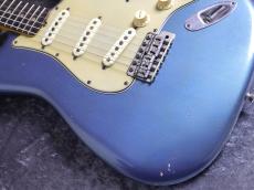 M.B.Guitars 【サウンドメッセ2026 出展予定品】62-S Slab Lake Placid Blue Aged【イギリス製】【ちょい太板目ネック】_4