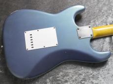 M.B.Guitars 【サウンドメッセ2026 出展予定品】62-S Slab Lake Placid Blue Aged【イギリス製】【ちょい太板目ネック】_11
