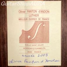 Olivier Fanton ｄ’Andon　[オリヴィエ・ファントン・ダンドン] Classical　guitar_5