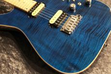 Kino treebud 24F 2H Alder Trans Blue/Evertone PU【エバートーンPU搭載】【バリ虎ネック】【軽量 3.22kg】_4