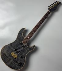 Black Smoker Futura-S Custom Afro Blue #25D04 【超良杢】【一本限定生産】【和材ギター】【マホボディ×マホネック】_2