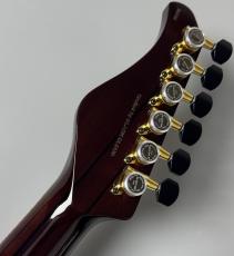 Black Smoker Futura-S Custom Afro Blue #25D04 【超良杢】【一本限定生産】【和材ギター】【マホボディ×マホネック】_5