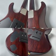 Black Smoker Futura-S Custom Afro Blue #25D04 【超良杢】【一本限定生産】【和材ギター】【マホボディ×マホネック】_8