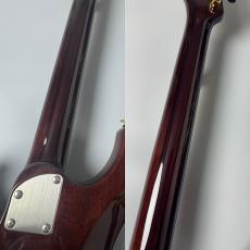 Black Smoker Futura-S Custom Afro Blue #25D04 【超良杢】【一本限定生産】【和材ギター】【マホボディ×マホネック】_9