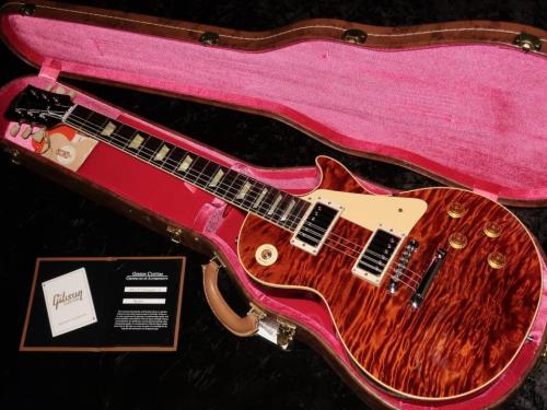 Gibson Custom Shop 1959 Les Paul Standard Reissue 5A Quilted Maple Top Gloss MADE TO MEASURE (Hand Picked) : Double Whiskey / Walnut filler LightDark Back
