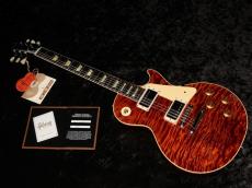 Gibson Custom Shop 1959 Les Paul Standard Reissue 5A Quilted Maple Top Gloss MADE TO MEASURE (Hand Picked) : Double Whiskey / Walnut filler LightDark Back_3