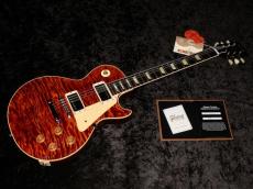 Gibson Custom Shop 1959 Les Paul Standard Reissue 5A Quilted Maple Top Gloss MADE TO MEASURE (Hand Picked) : Double Whiskey / Walnut filler LightDark Back_6