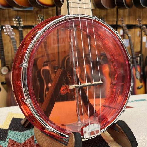 MaAmAa MBU-C RD【クリスタルバンジョーウクレレ】【コンサートサイズ】