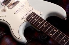 XOTiC XSC-2 5A Grade Flame Maple Neck Light Aged ~Vintage Sonic Blue~ #4179_5