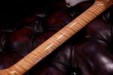 XOTiC XSC-2 5A Grade Flame Maple Neck Heavy Aged ~Olympic White Over Seaform Green~ #4181_9