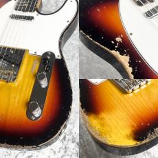 Fender Custom Shop 1961 Telecaster Heavy Relic Faded Aged Bleached 3Tone Sunburst ≒3.33kg #CZ587700_3