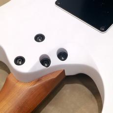 Balaguer Guitars Diablo Standard with Evertune Bridge, Satin Trans White_10