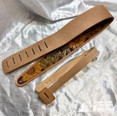 clef de fa ハンドメイド 本革  ストラップ レザーカービング_3