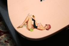 Eric Daw Custom Guitars #238 "MANDY" TL Shell Pink_7