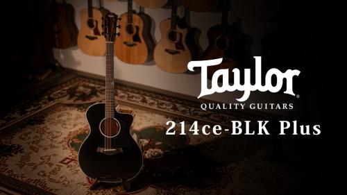 Taylor 【試奏動画有】 214ce-BLK Plus【Taylor公認 リペアマン在籍店】