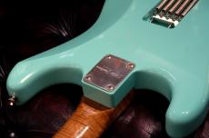 XOTiC XSC-2 5A Grade Flame Maple Neck Light Aged ~Seaform Green~ #4179_10