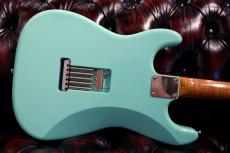 XOTiC XSC-2 5A Grade Flame Maple Neck Light Aged ~Seaform Green~ #4179_11