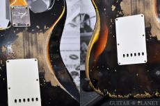 Fender Custom Shop Guitar Planet Exclusive 1965 Stratocaster Super Heavy Relic -Super Faded Aged Black over 3CS-_10