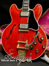 Gibson ES-355TDSV 1961 Cherry w/Bigsby B-7G Full-Original except Nut & Mono Mod. Excellent Clean "Original PAF Sound"_2