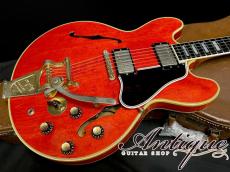 Gibson ES-355TDSV 1961 Cherry w/Bigsby B-7G Full-Original except Nut & Mono Mod. Excellent Clean "Original PAF Sound"_4