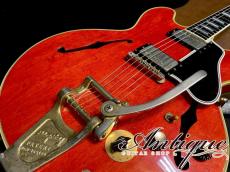 Gibson ES-355TDSV 1961 Cherry w/Bigsby B-7G Full-Original except Nut & Mono Mod. Excellent Clean "Original PAF Sound"_8
