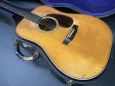 Martin D-28 1943年製 / Solid Adirondack Spruce Top・Solid Brazilian Rosewood Side and Back・Diamond & Square Inlay・Ebony Fingerboard & Bridge・Long Saddle・Tortoise Color Pick guard【With Hard Case】_2
