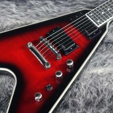 Epiphone Dave Mustaine Flying V Prophecy, Aged Dark Red Burst Finish_4