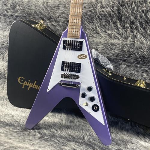 Epiphone Kirk Hammett 1979 Flying V  Purple Metallic