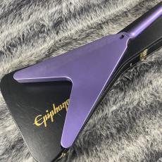 Epiphone Kirk Hammett 1979 Flying V  Purple Metallic_6