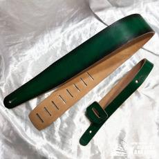 clef de fa ハンドメイド 本革  ストラップ   グリーン・サンバースト_2