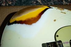 Fender Custom Shop 1961 Stratocaster Heavy Relic Super Faded Aged Sonic Blue over 3-Color Sunburst / 2023_6