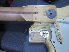 Fender 1974 Stratocaster Olympic White / Maple "Lefty Conversion"_10