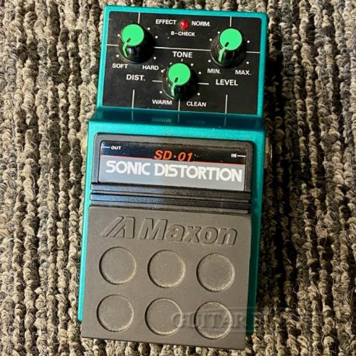 Maxon 1990 SD-01 Sonic Distortion 【JRC 4558D (Matte)】【Vintage】