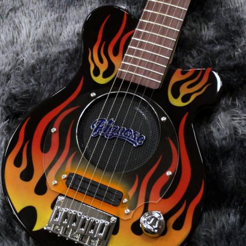 Pignose PGG-200FP1 BK Fire Paturn Black【限定モデル】【アンプ内蔵ミニギター】
