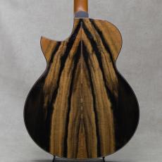 Pellerin Guitars Jumbo Cutaway Multiscale Adirondack Spruce / Figured Crelicam Ebony_3