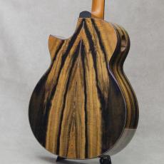 Pellerin Guitars Jumbo Cutaway Multiscale Adirondack Spruce / Figured Crelicam Ebony_6