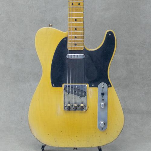 Nacho Guitars 1950-52 Blackguard #1277 Medium Aging Butterscotch Blonde Soft V Neck