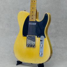 Nacho Guitars 1950-52 Blackguard #1277 Medium Aging Butterscotch Blonde Soft V Neck_5