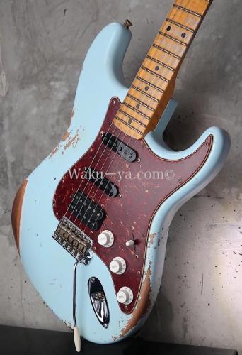 Fender Custom Shop  '62 Stratocaster S-S-H / Sonic Blue / Heavy Relic