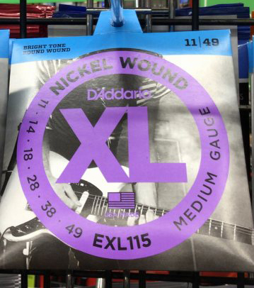 D'addario 【即納】EXL115【ポスト投函発送】【G-CLUB渋谷web】