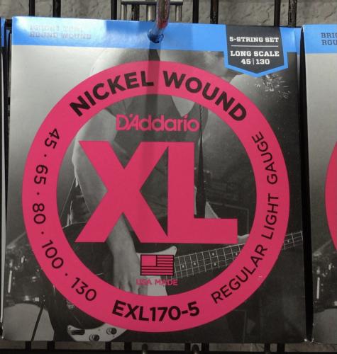 D'addario 【即納】EXL170-5【ポスト投函発送】【G-CLUB渋谷web】