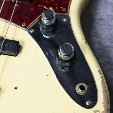 Fender Custom Shop 1961 Jazz Bass  Heavy Relic - Vintage White -【4.44kg】【#59052】_4