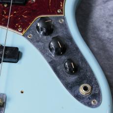 Fender Custom Shop 1966 Jazz Bass  Journeyman Relic - Aged Daphne Blue MH -【4.08kg】【#CZ577548】_4