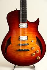 Marchione Guitars Semi Hollow Baritone 59 Burst / Figured Maple&Mahogany Back "The first one"