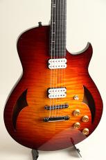 Marchione Guitars Semi Hollow Baritone 59 Burst / Figured Maple&Mahogany Back "The first one"_3