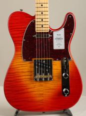 Fender 2024 Collection Made in Japan Hybrid II Telecaster Flame Sunset Orange Transparent