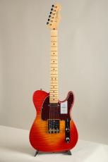 Fender 2024 Collection Made in Japan Hybrid II Telecaster Flame Sunset Orange Transparent_3
