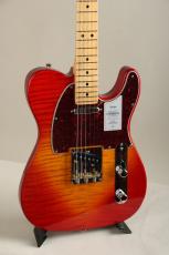 Fender 2024 Collection Made in Japan Hybrid II Telecaster Flame Sunset Orange Transparent_8